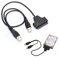 Sanoxy USB 2.0 to 2.5inch HDD 7+15pin SATA Hard Drive Cable Adapter For SATA SSD & HDD SANOXY-CABLE68